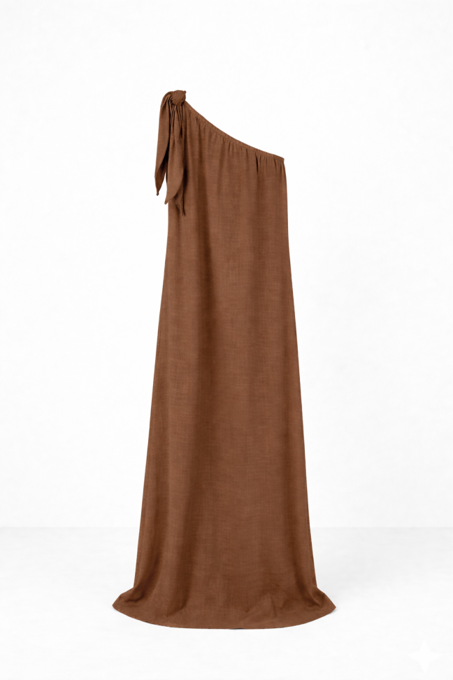 Vestido longo Viscolinho