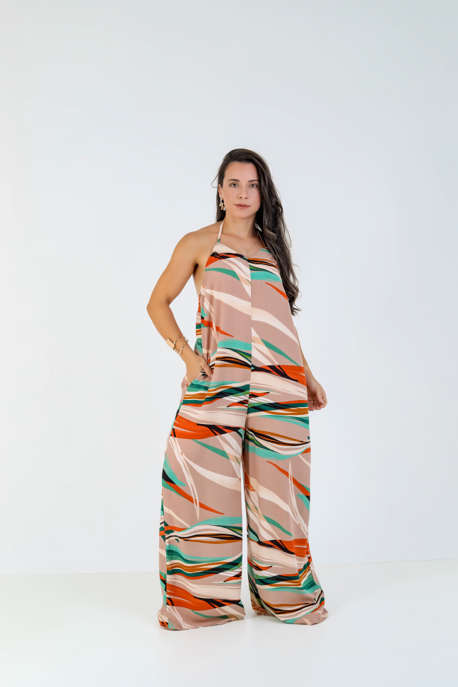 Macacão  Viscolinho Veste até 42/44 Alta saída no atacado