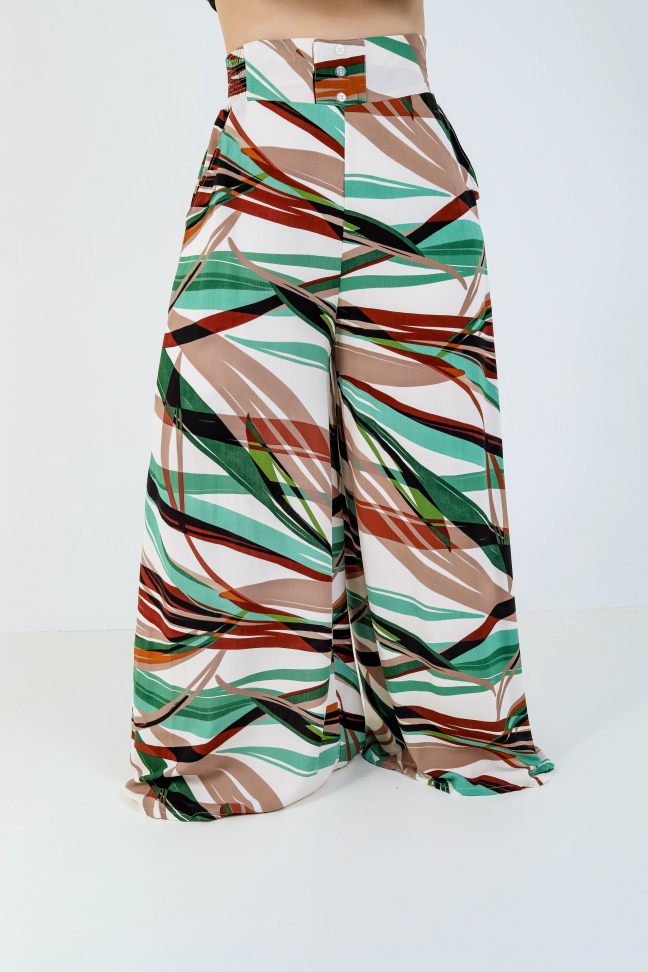 Calça pantalona botão  Viscolinho Veste até 42/44 Alta saída no atacado