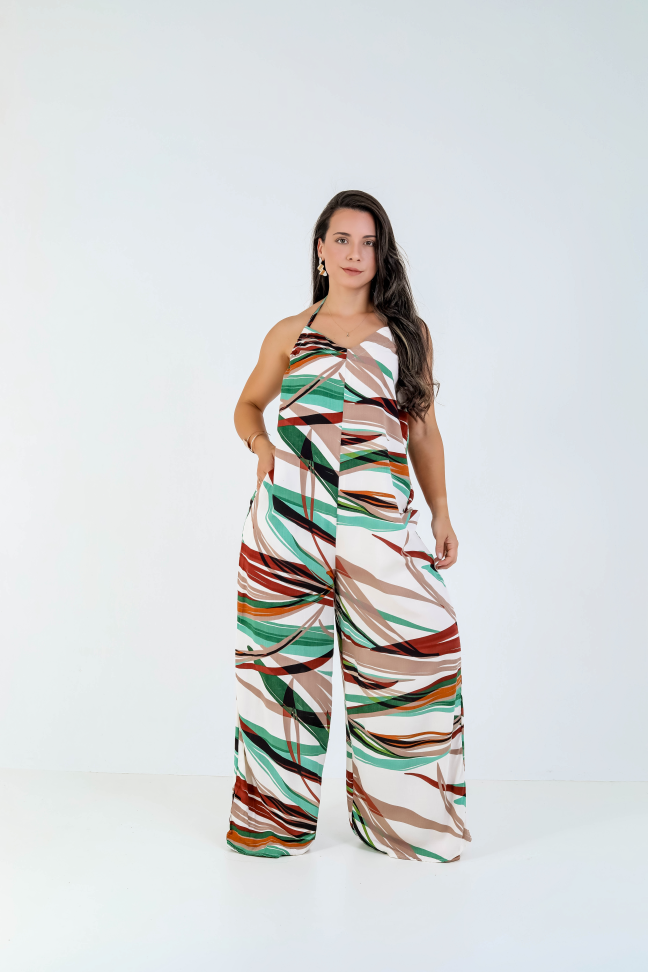 Macacão  Viscolinho Veste até 42/44 Alta saída no atacado
