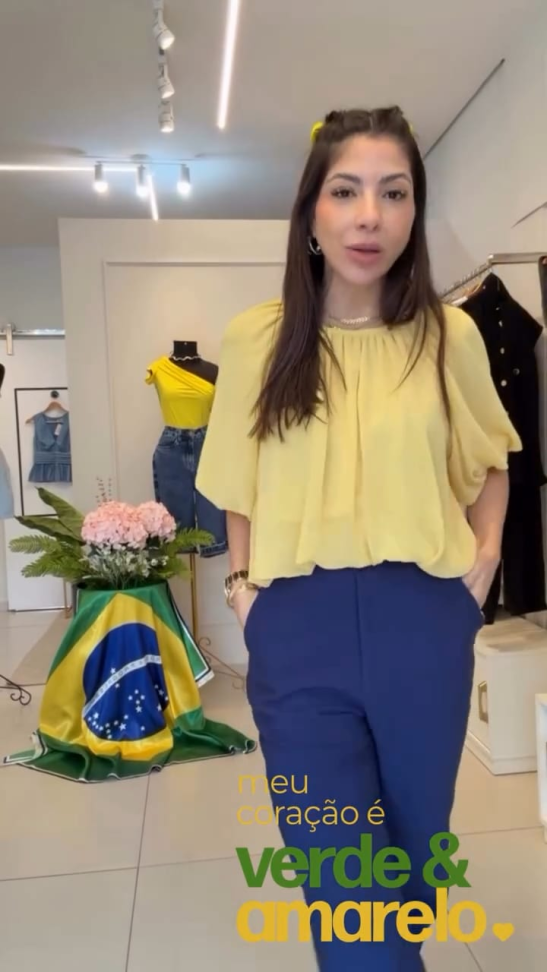 Blusa Franzida raglan