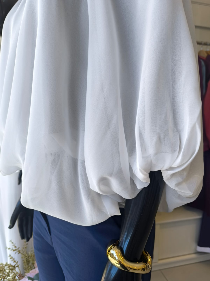 Blusa Franzida raglan - #5
