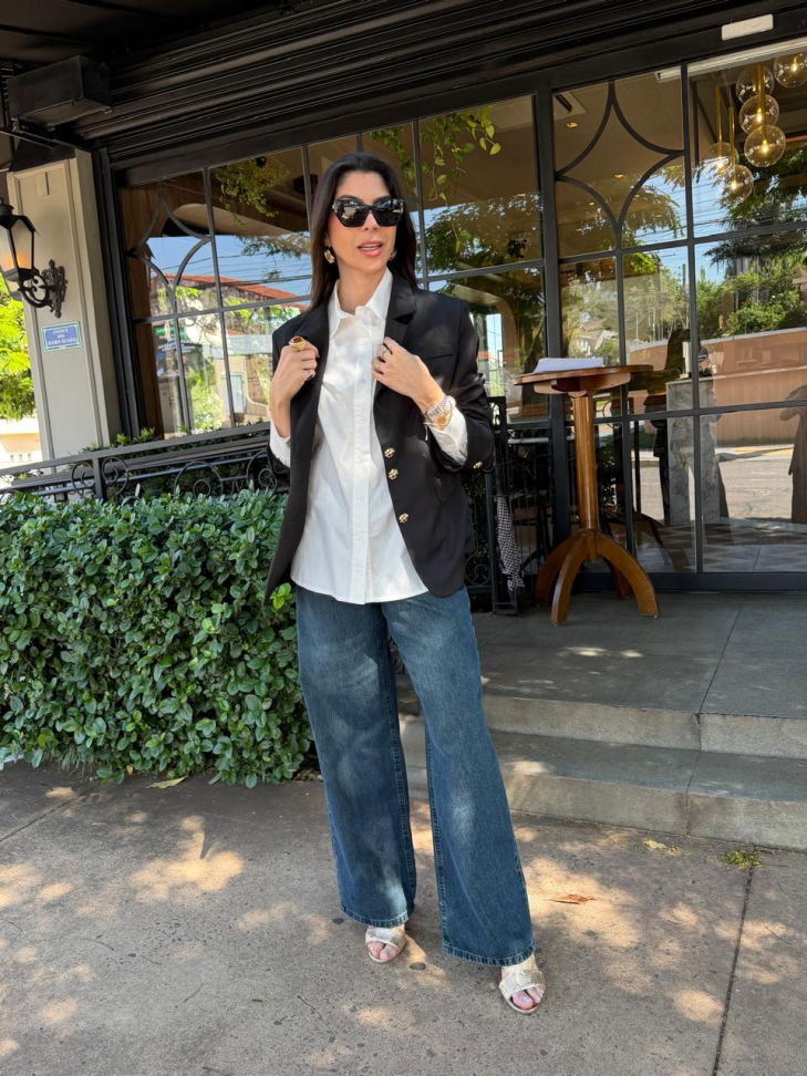 Blazer com botões dourado - #3