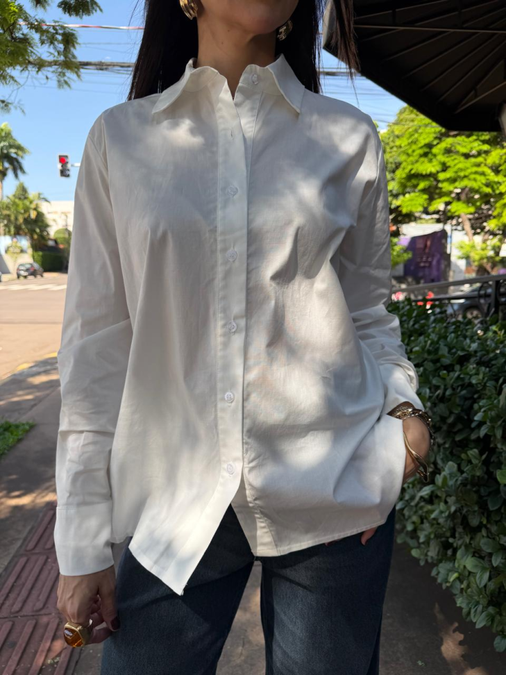 Camisa de botão