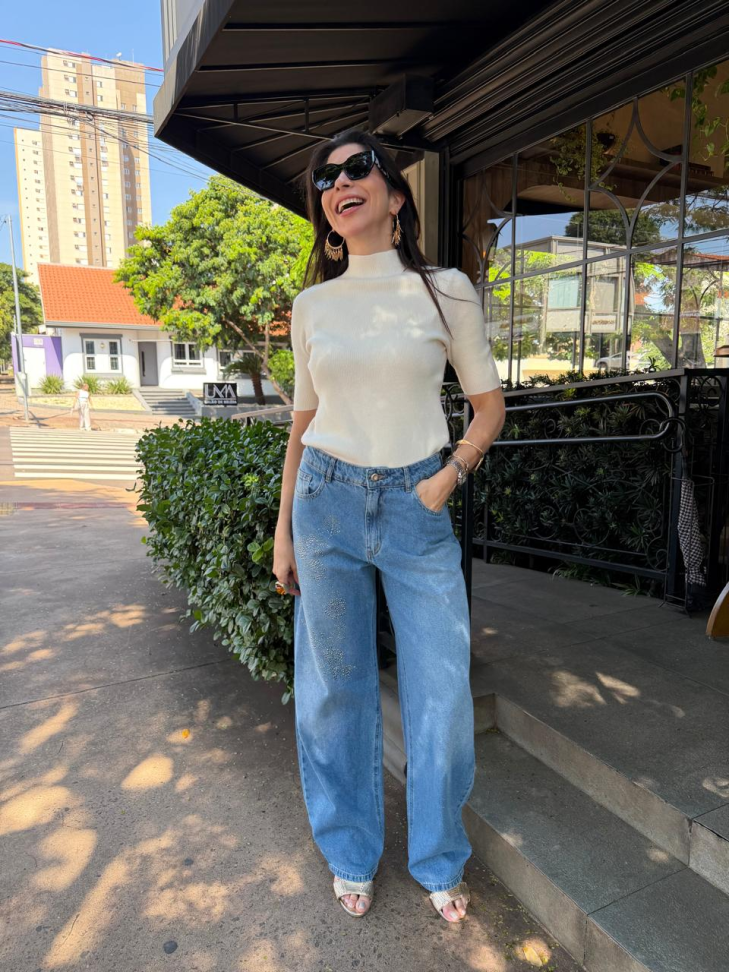 Calça Jeans com brilho - #3