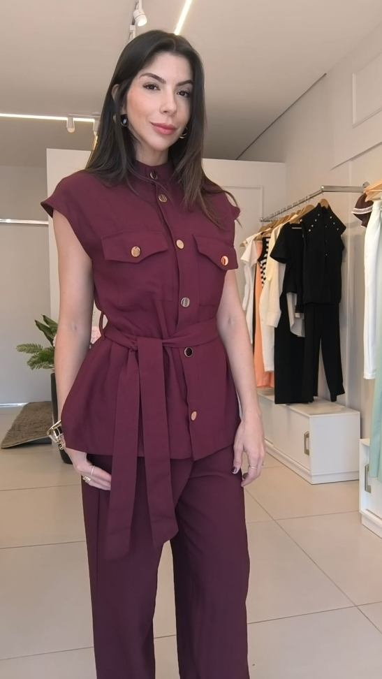 Conjunto de calça Lis com botões - #4