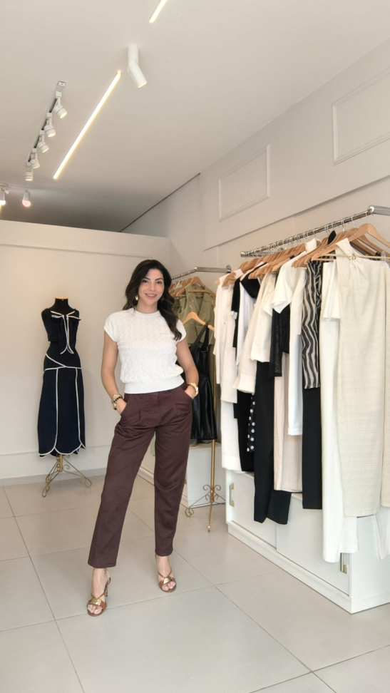 Blusa trico estilo regata larga - #4