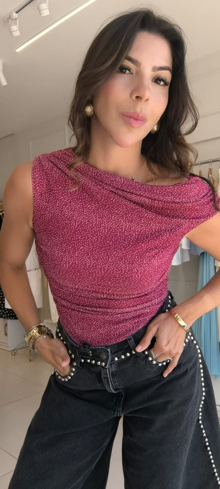 Blusa de poá manu - #5
