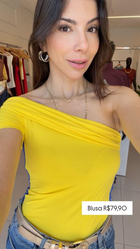 Blusa ombro só Brasil