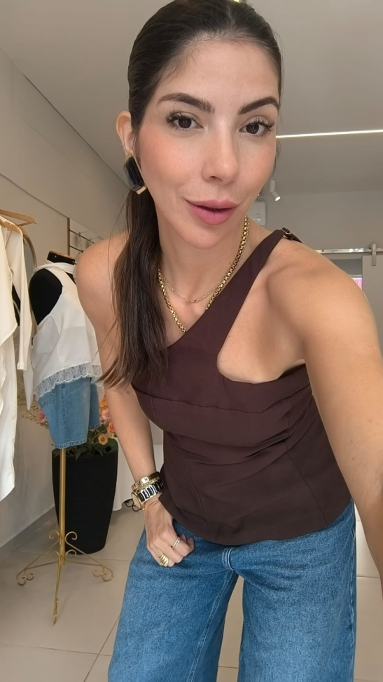 Blusa ombro só com franzido nas costas - #5