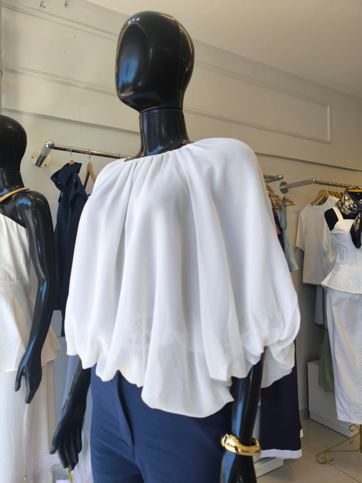 Blusa Franzida raglan - #4