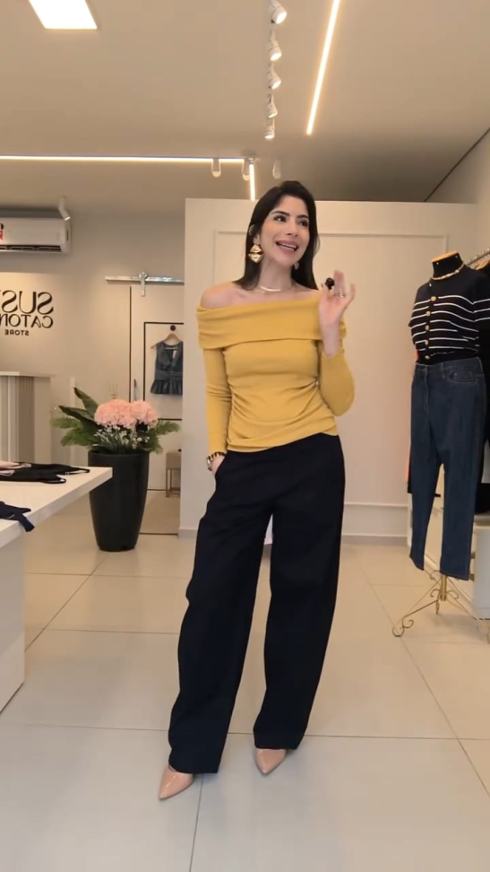 Blusa ombro só manga longa - #3