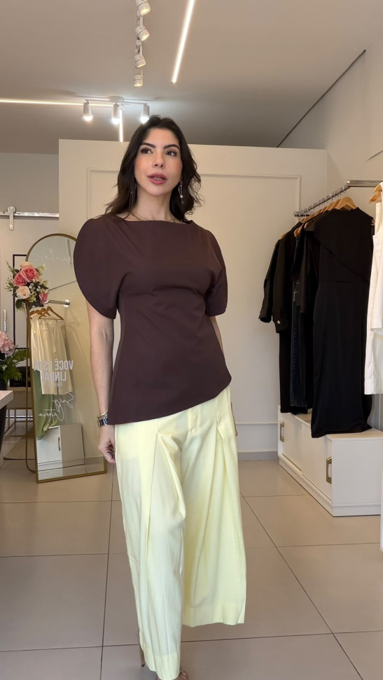 Blusa orelinha da zara