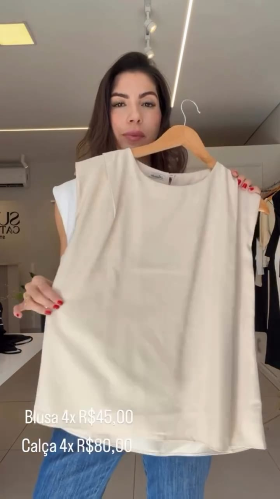Blusa estilo regata Aurami