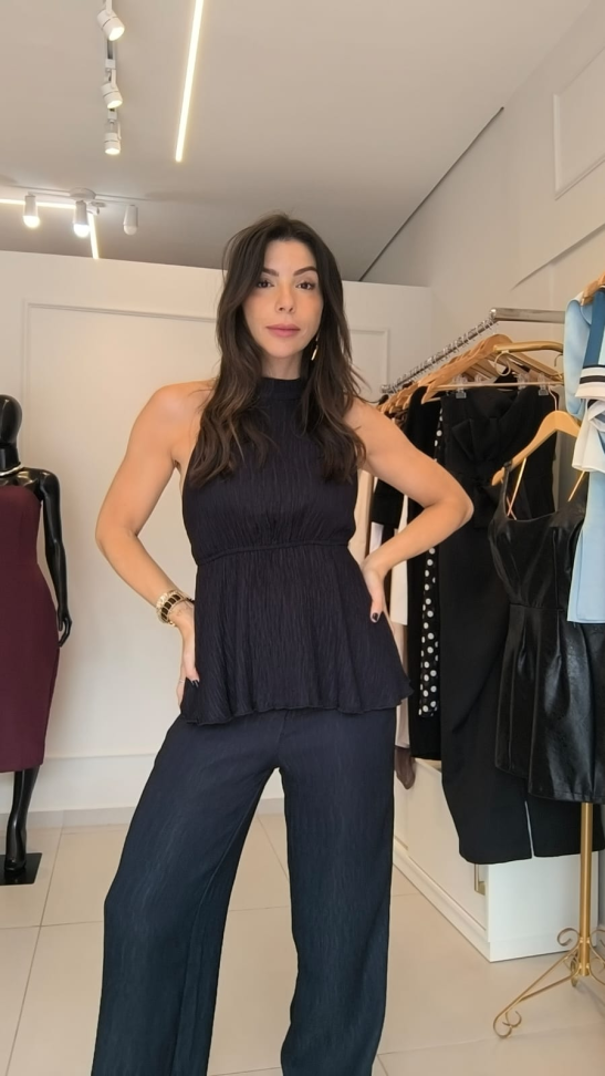 Conjunto de calça Ruga gola alta - #3