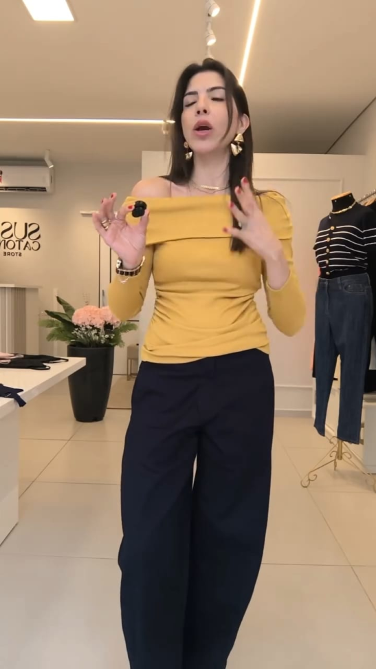 Blusa ombro só manga longa - #4