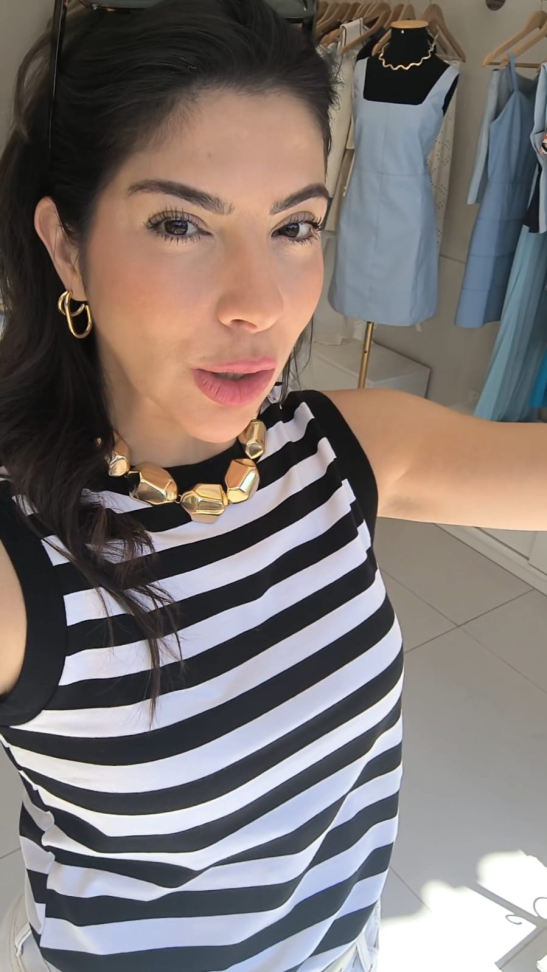 Blusa Rita regata com listras