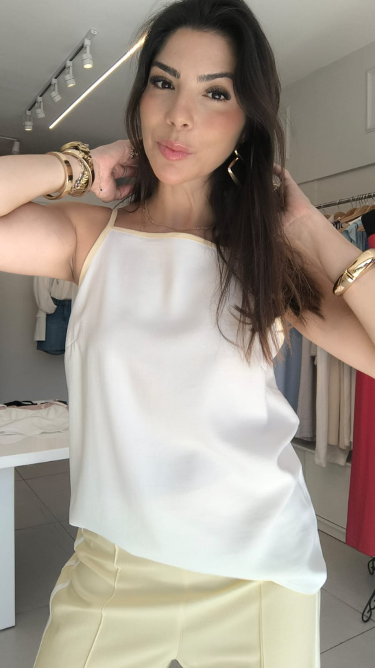 Conjunto Alfaiataria Calça com lista - #3
