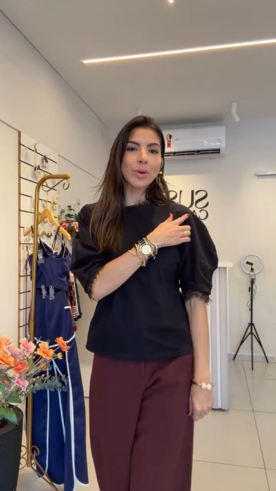 Blusa com renda - #3