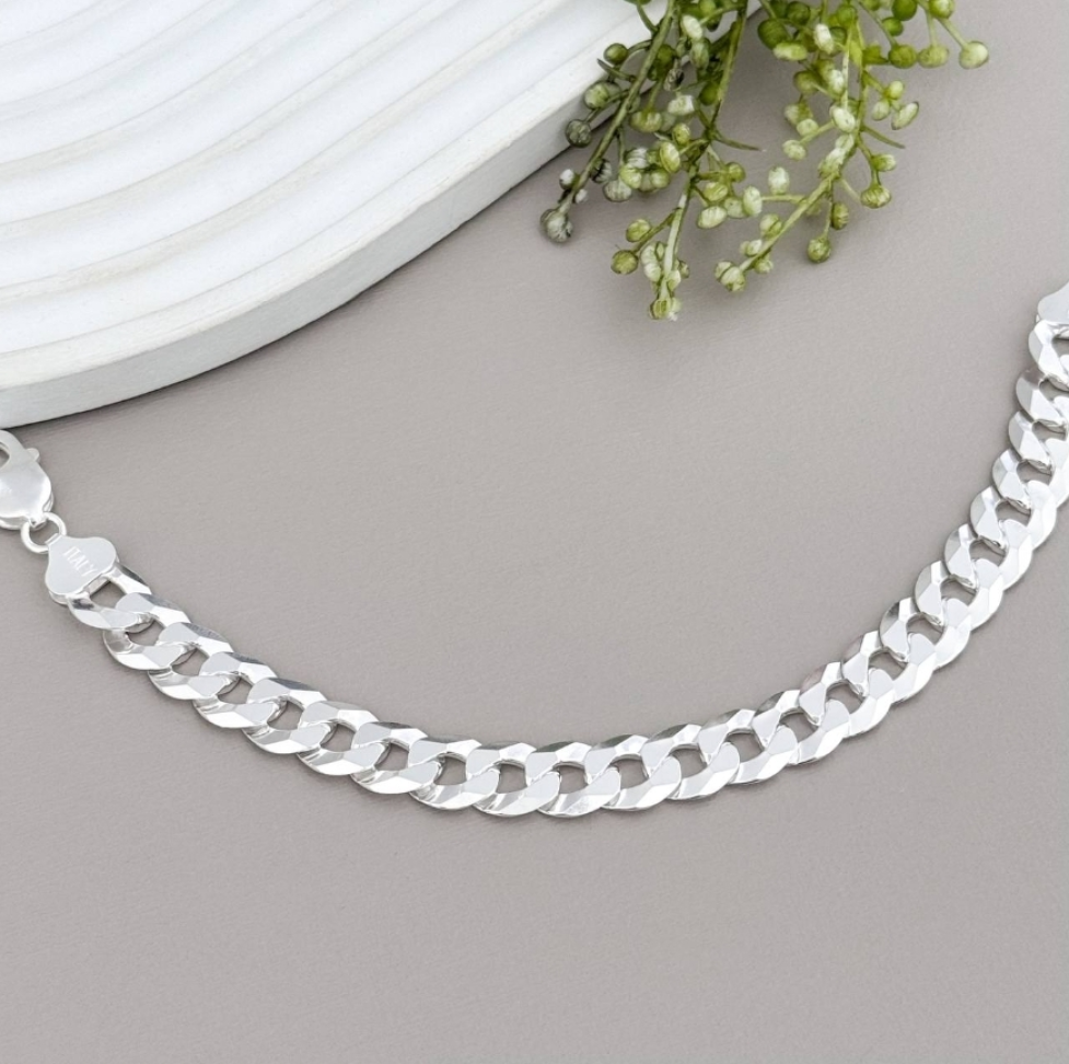 Pulseira Masculina Groumet 8mm