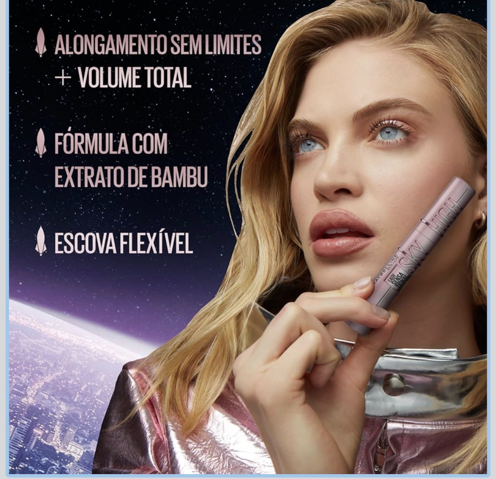 Maybelline Ny Máscara de Cílios Lash Sensational Sky High À Prova D'Água, Preto 6 ml - #3