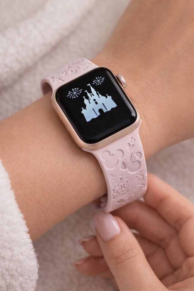 Pulseira de silicone para Apple Watch | Mickey Disney | Compatível com relógio 38mm 40mm 41mm 42mm - #6
