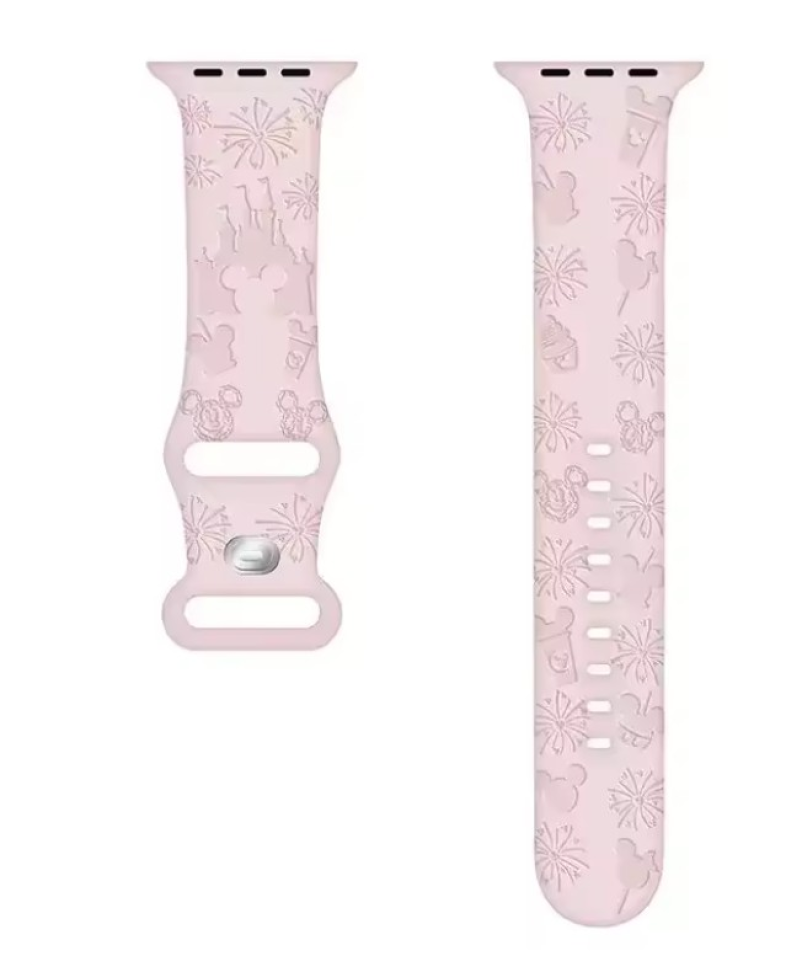 Pulseira de silicone para Apple Watch | Mickey Disney | Compatível com relógio 38mm 40mm 41mm 42mm - #5