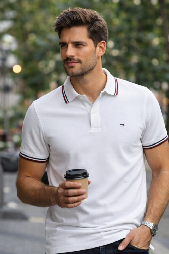 Polo Tommy Hilfiger® Masculina Slim Fit | Tamanho G - #2
