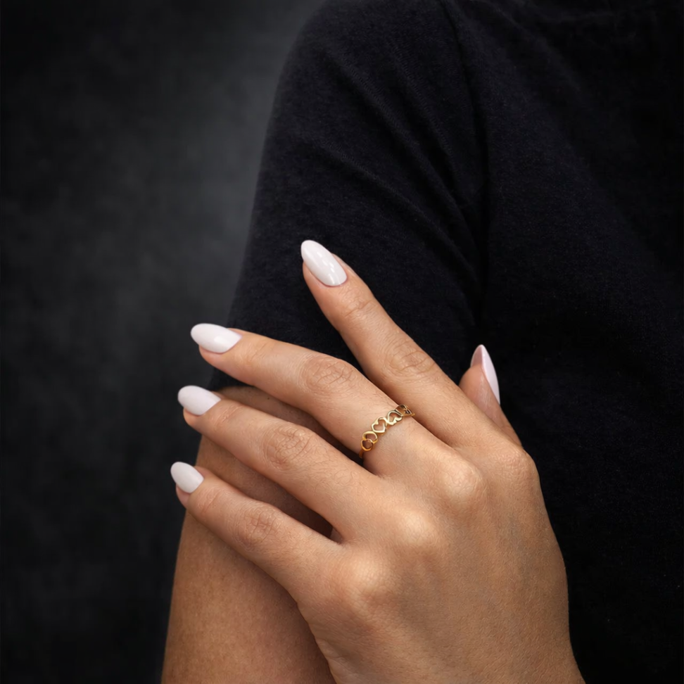 ANEL DE MOEDA CORAÇÃO - #2