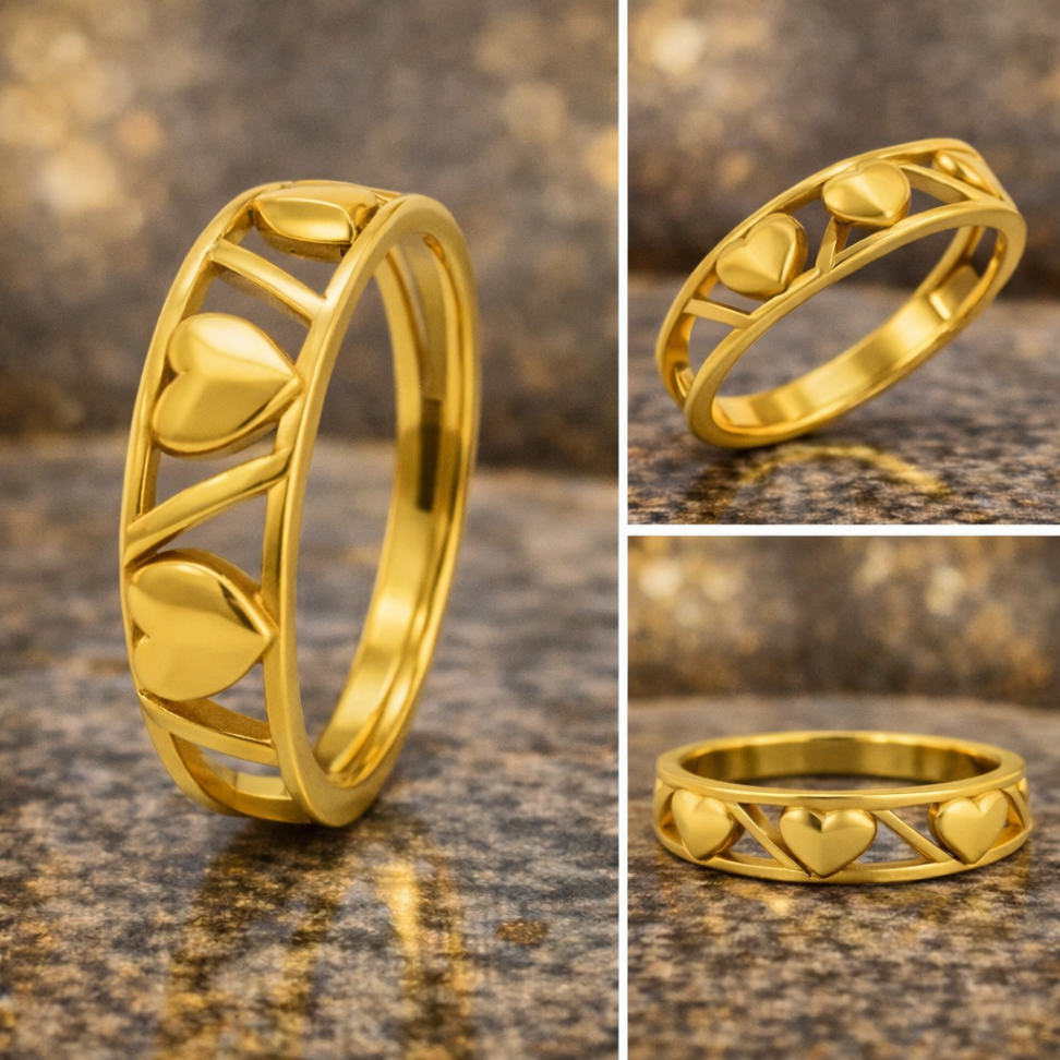 ANEL DE MOEDA APARADOR DE ALIANÇAS CORAÇÃO MAIOR - #2