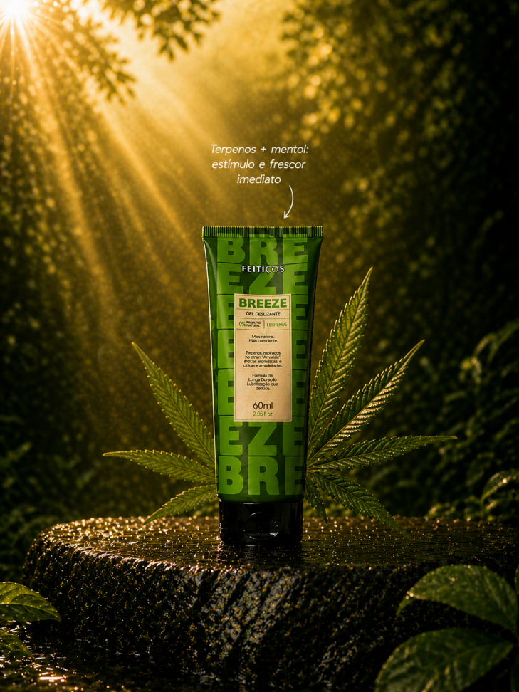 Breeze • Gel Deslizante com Terpenos (Vasodilatador, 15g)