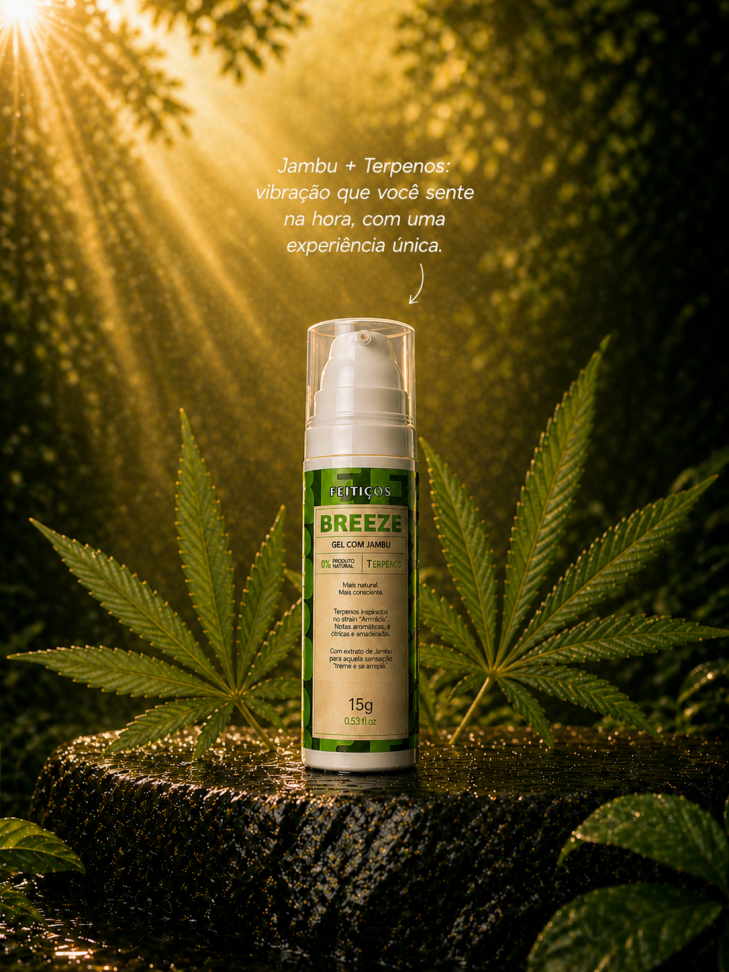 Breeze • Gel Excitante com Jambu + Terpenos (15g)