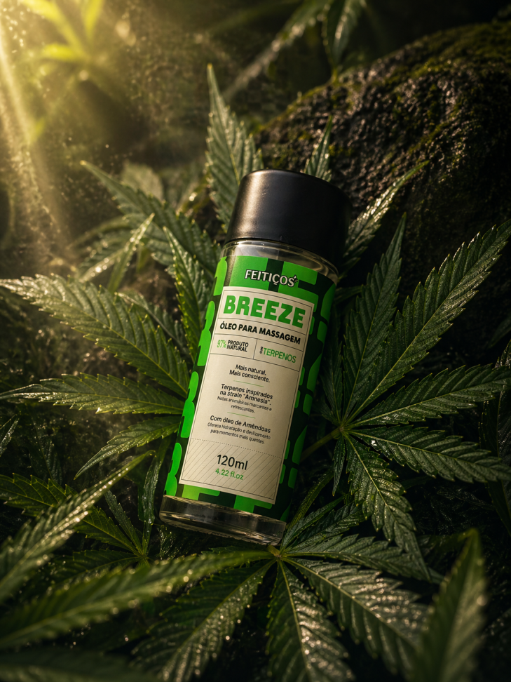 Breeze • Óleo Beijável para Massagem com Terpenos (120ml)