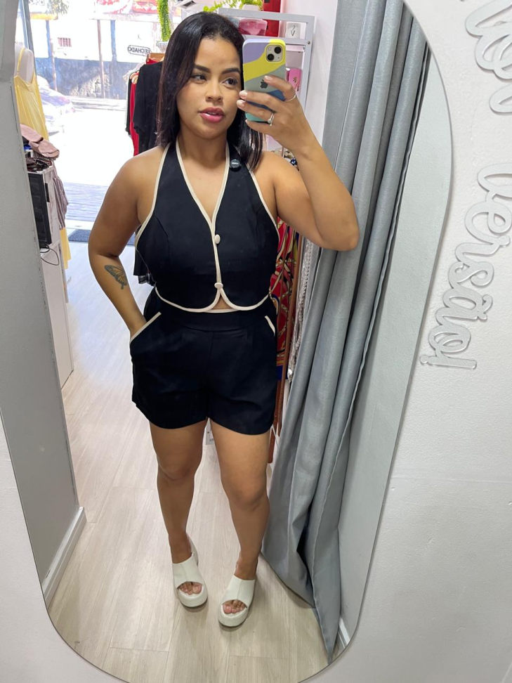 Conjunto Colete e Short