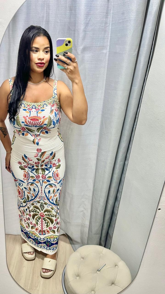 Vestido Inspiração Farm Importado