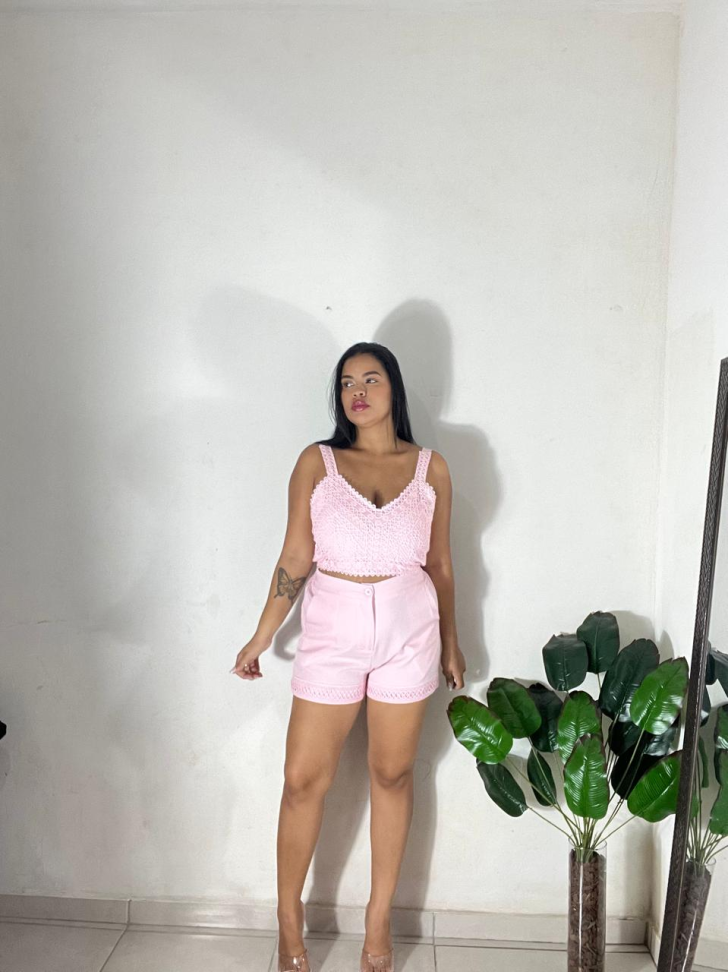 Conjunto Importado Rosa