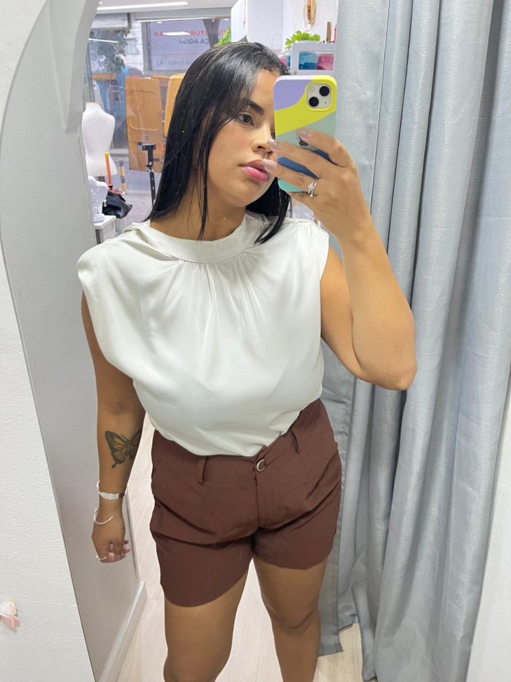 Blusa Cetim Importada - #3