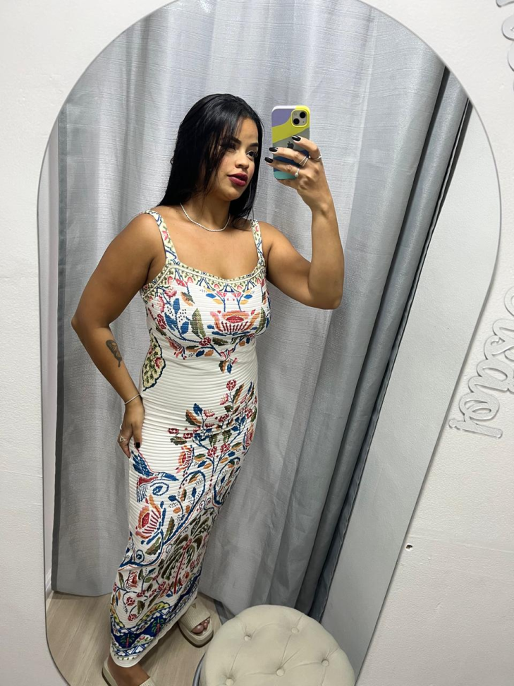 Vestido Inspiração Farm Importado