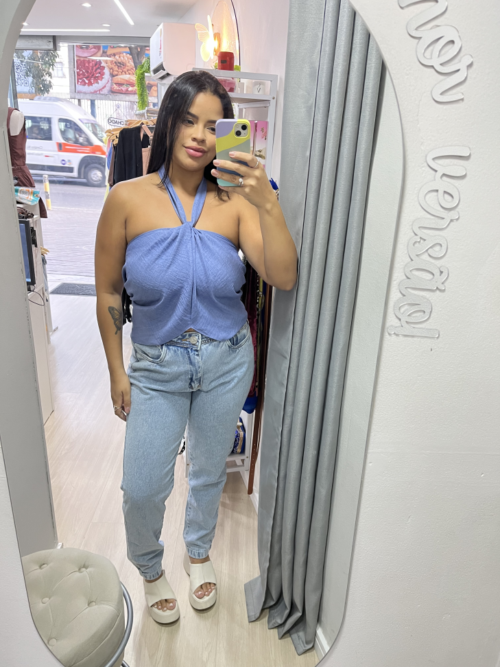 Calça Jeans Mom