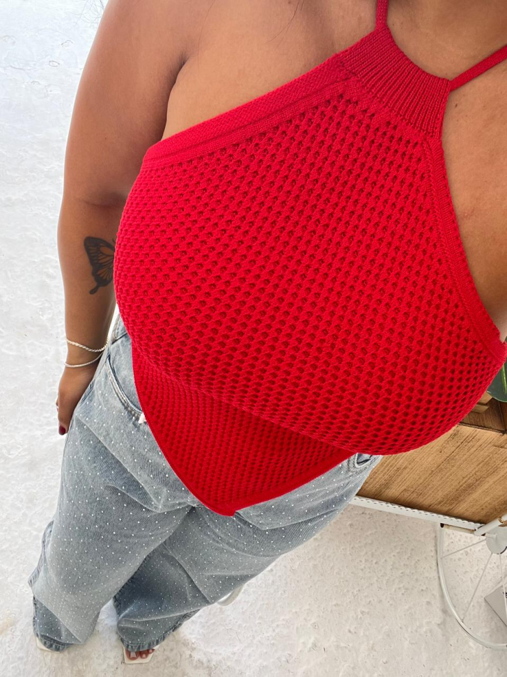 Blusa Lenço Tricot