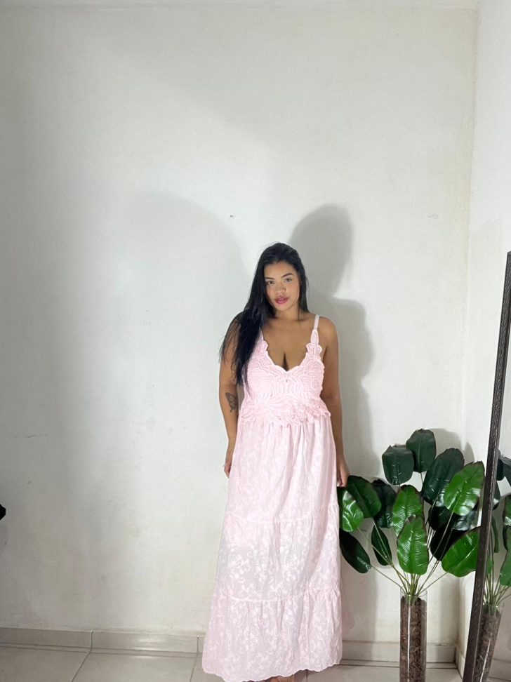 Vestido Lese Importado