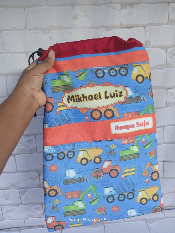 Saco de roupa impermeavel cordão - #2