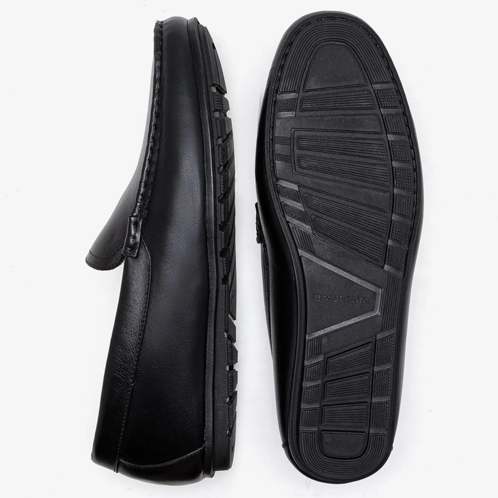 Mocassim Masculino Couro Tom Preto - #4