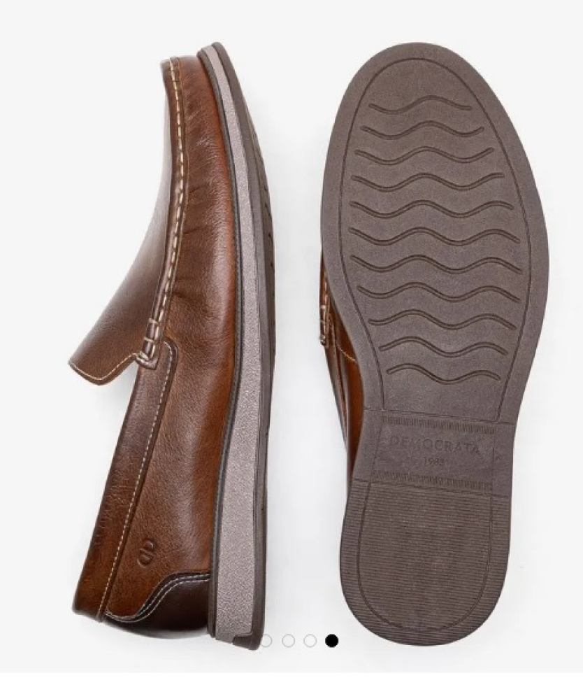 Mocassim Masculino Couro Nash Marrom - #3
