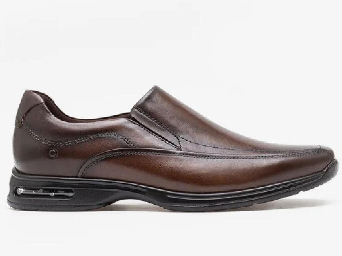 Sapato Smart Comfort Air Spot Marrom