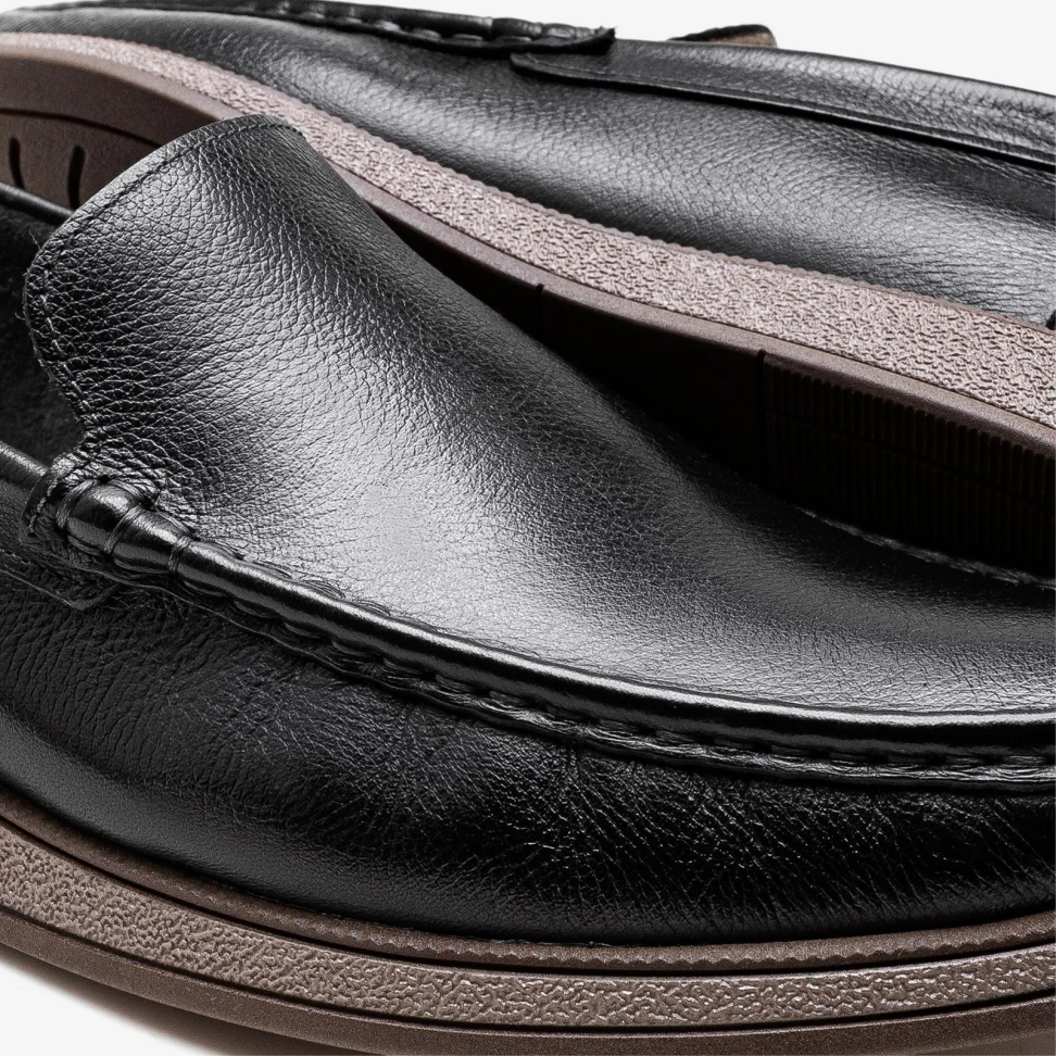 Mocassim Masculino Couro Nash Preto - #3