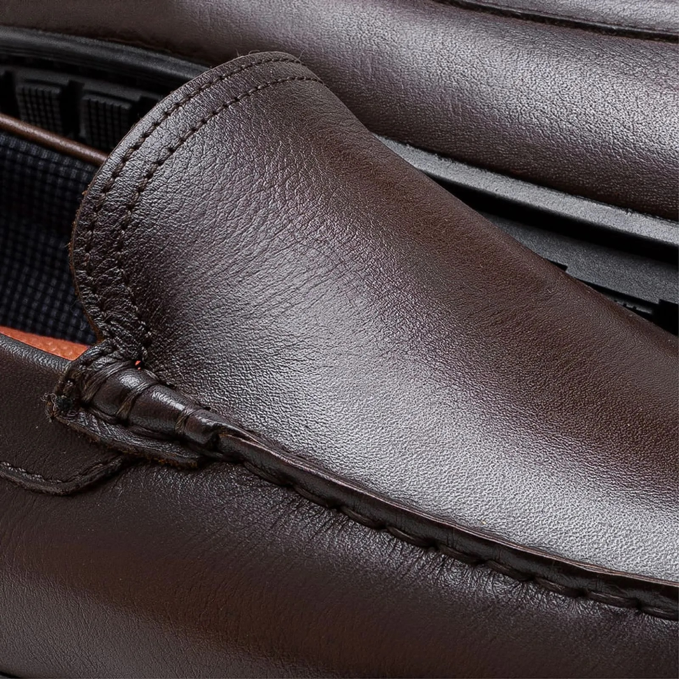 Mocassim Masculino Tom Marrom Couro - #3