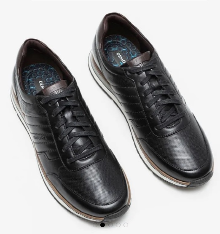 Sapatênis Denim Grow Hi-Soft 32 Preto