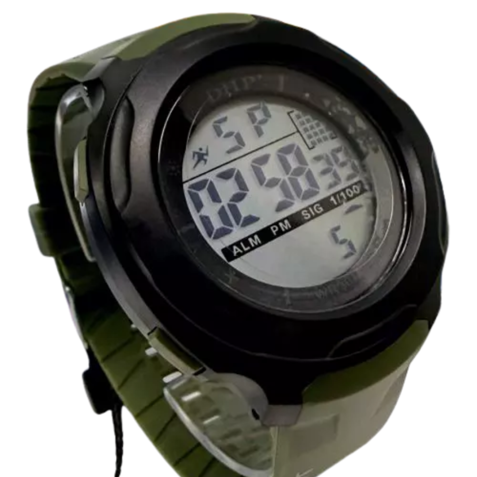 Relógio Digital Masculino DHP Esportivo – Pulseira de Borracha Diversas Cores – WR30M - #3