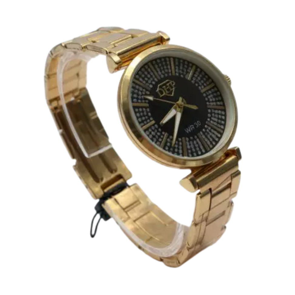 Relógio Feminino DHP Luxo Brilhante Casual – Diversas Cores de Pulseira e Mostrador - #6